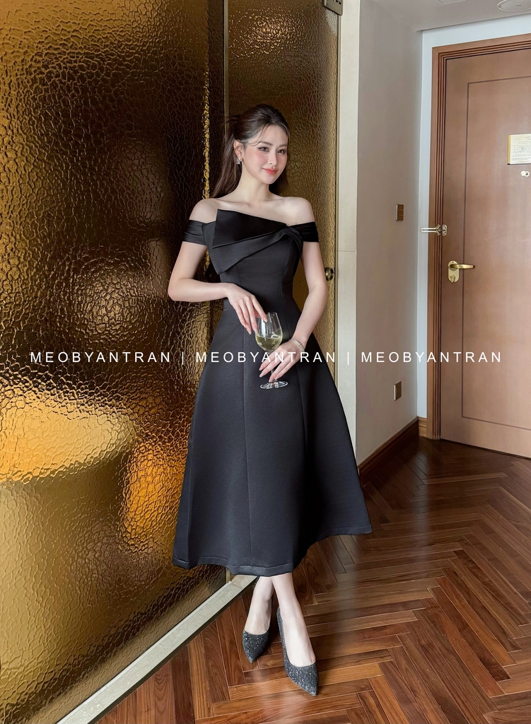 Đầm xoè dáng A dự tiệc đẹp 