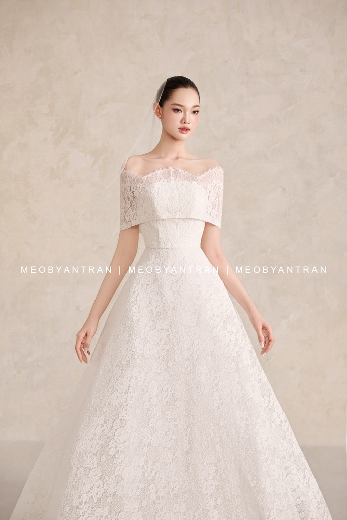 Váy cưới ren cao cấp tinh tế