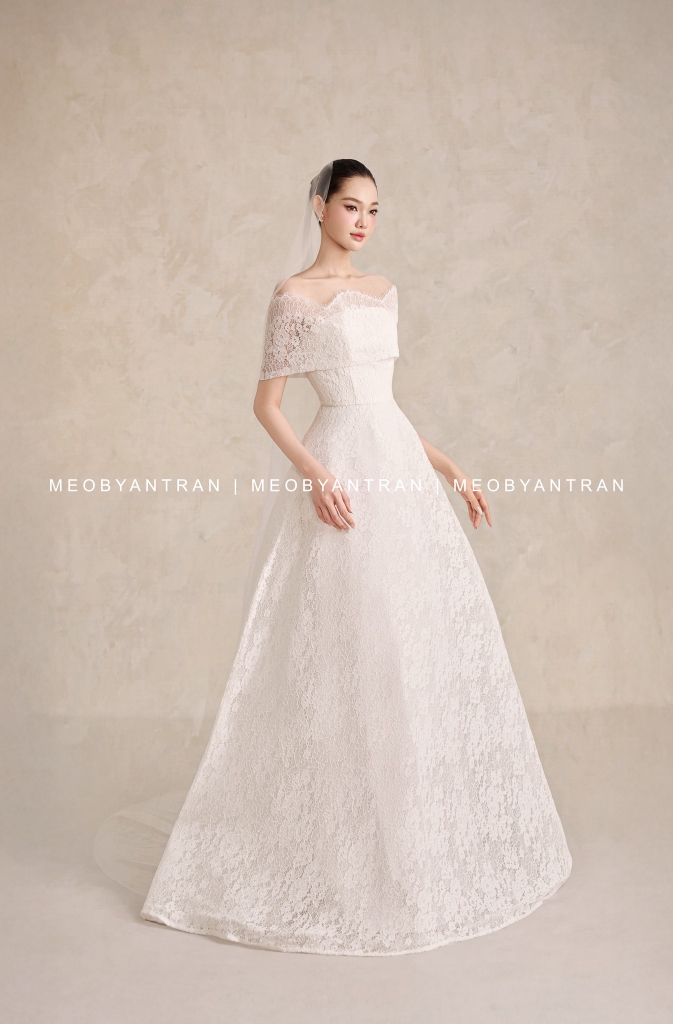 Váy cưới ren cao cấp tinh tế
