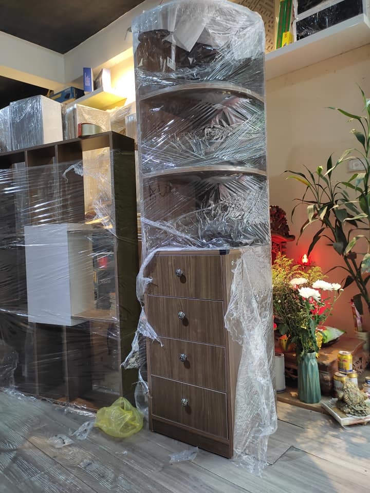 Tủ kệ đứng góc tường -alo550