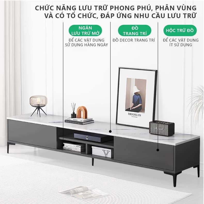 Kệ tivi đặt sàn bắc âu (160x30x40cm) -TVL012