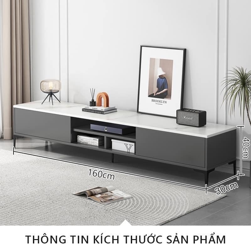 Kệ tivi đặt sàn bắc âu (160x30x40cm) -TVL012
