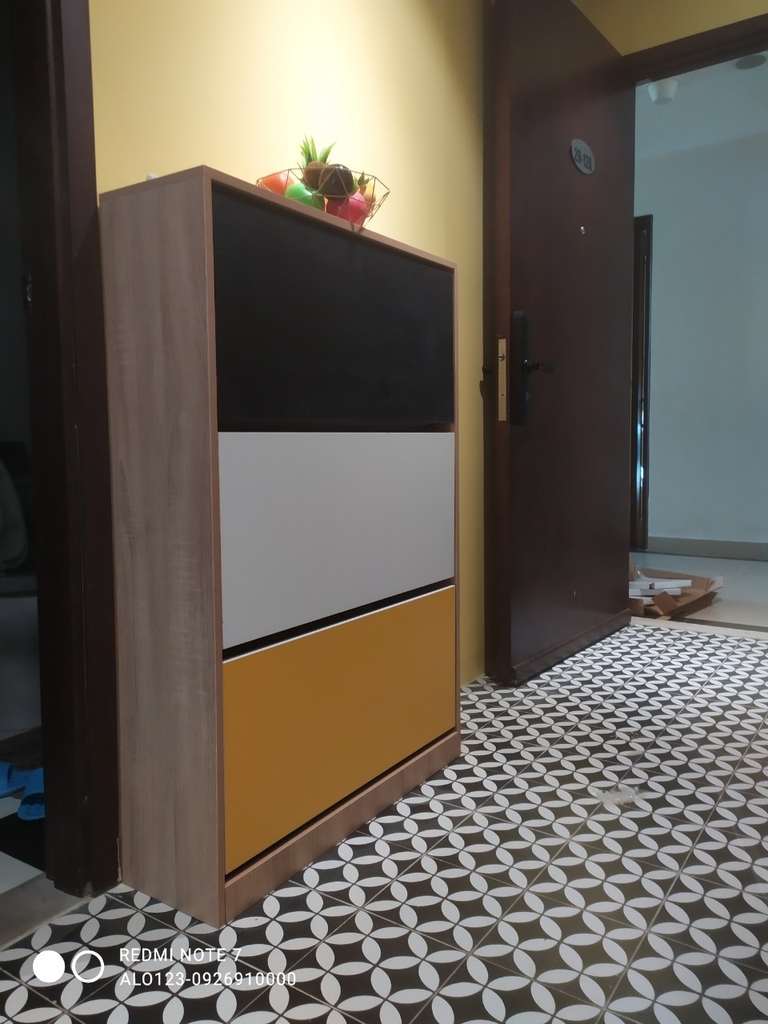 [HOT] Tủ đựng giày dép thông minh 3 tầng cánh lật hiện đại