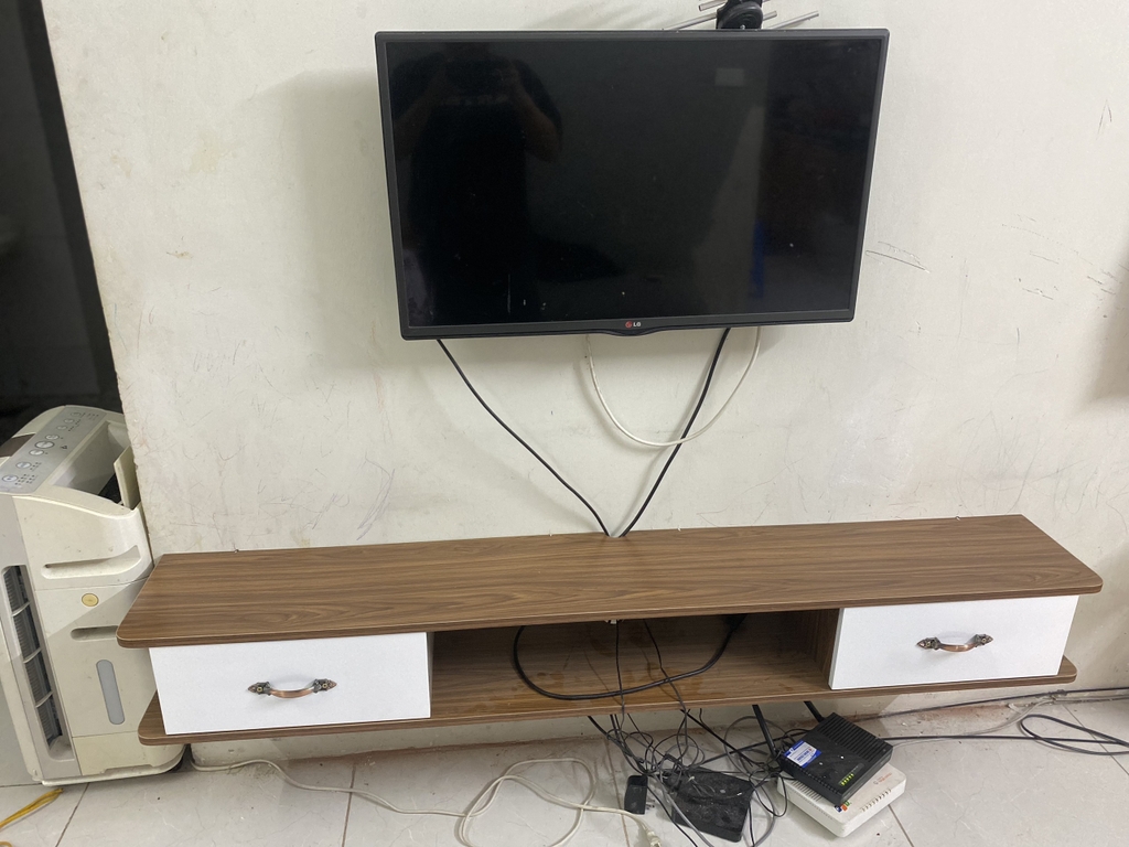 Kệ tivi 2 ngăn kéo (160 sâu 25 cao 20cm) TV53