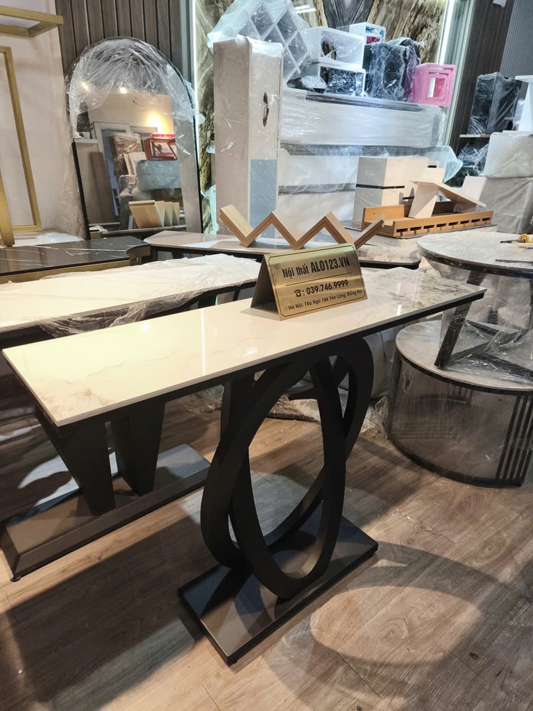 Bàn Console chữ nhật Chân Xoắn (120x30x80cm)