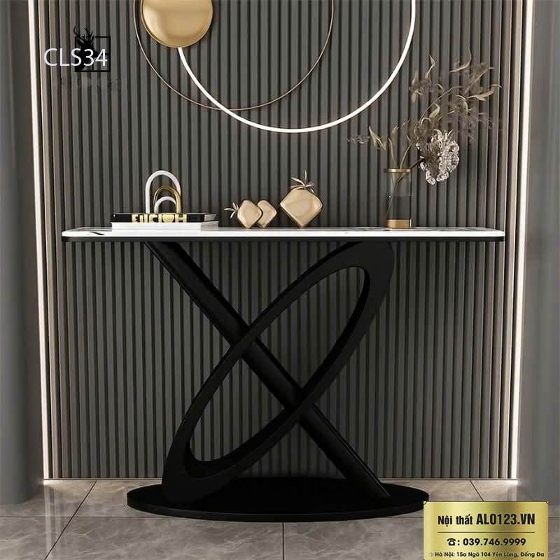 Bàn Console trưng bày hiện đại  (120x35x80cm)- Cls34
