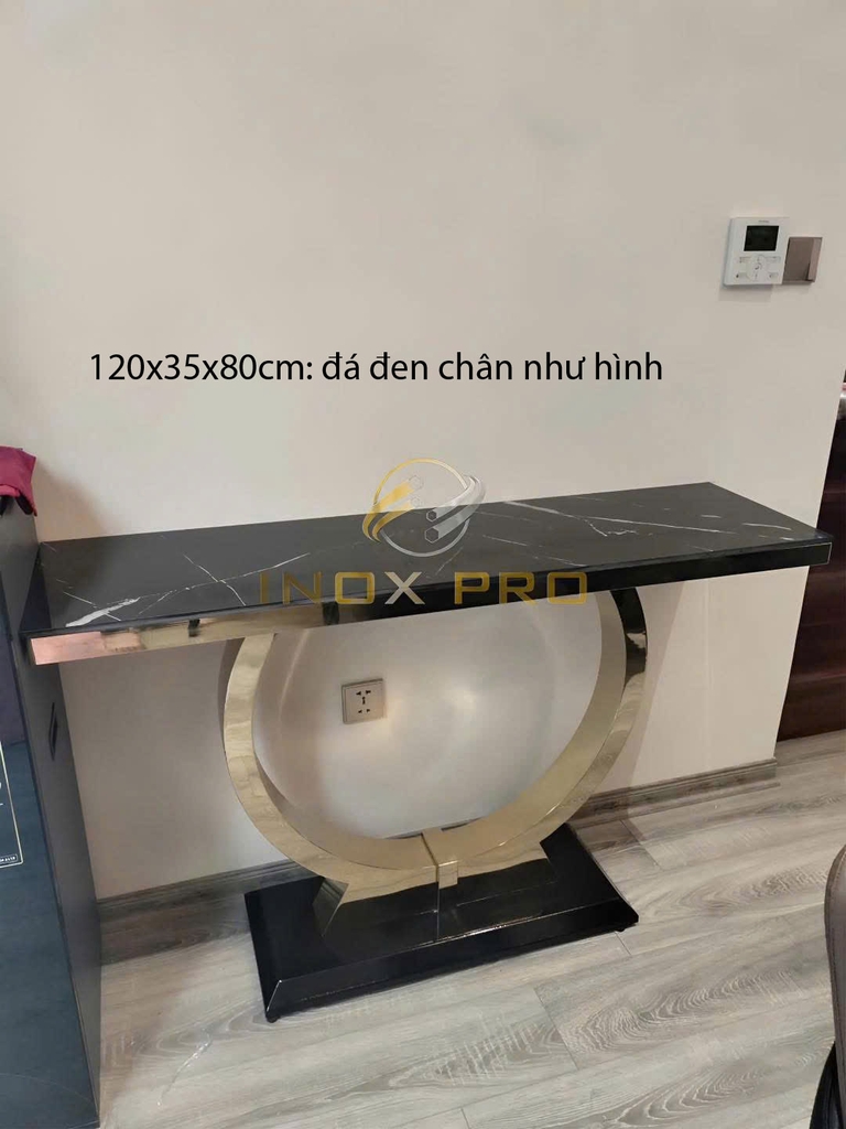 Bàn Console Trưng Bày Hiện Đại Chân Nhẫn  CS323