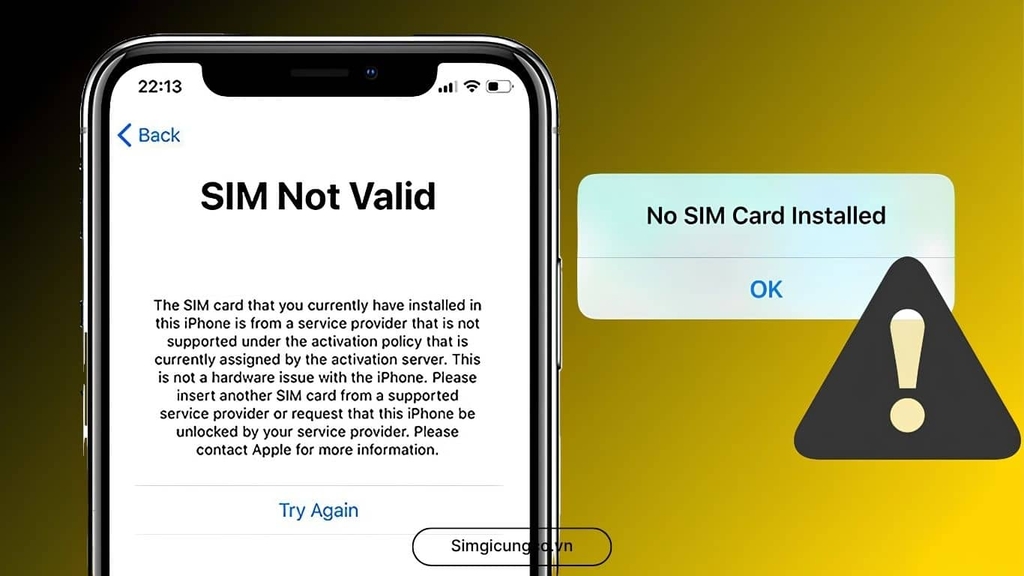 iPhone không nhận SIM? Cách khắc phục nhanh chóng - simgicungo.vn