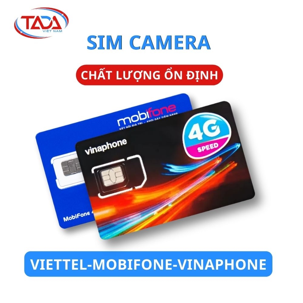 Sim 4G cho camera quan sát trọn gói 1 năm