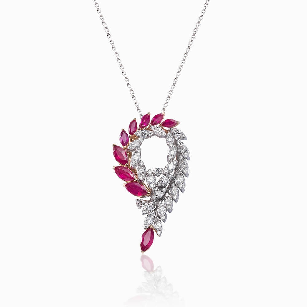 Trang sức dây chuyền bạc 925 nữ mặt Kiêu sa đính đá Topaz