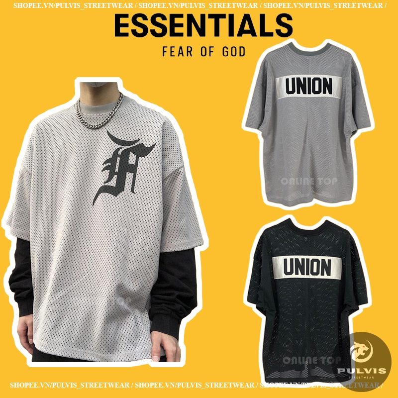 トップス fear of god union mesh jersey fear of god union mesh jersey