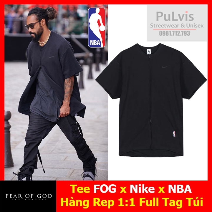 tee FOG x NBA x Nike cao cấp full tag 
