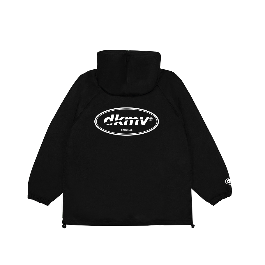 áo khoác dù local brand form rộng màu đen dkmv original jacket streetwear