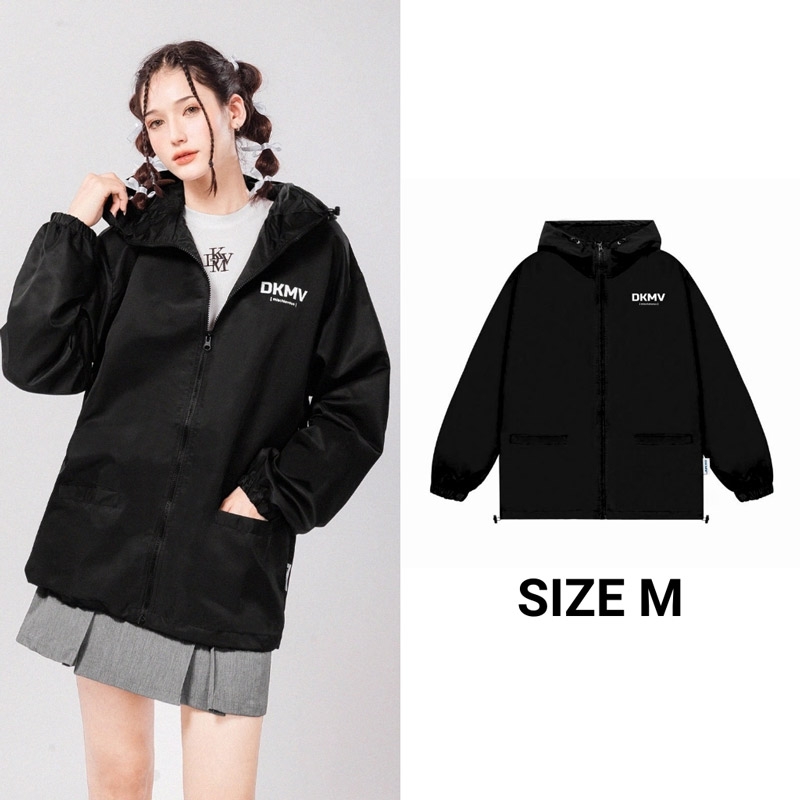 áo khoác local brand đẹp màu đen DKMV