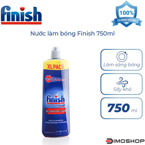 NƯỚC LÀM BÓNG CHÉN ĐĨA FINISH 750ML
