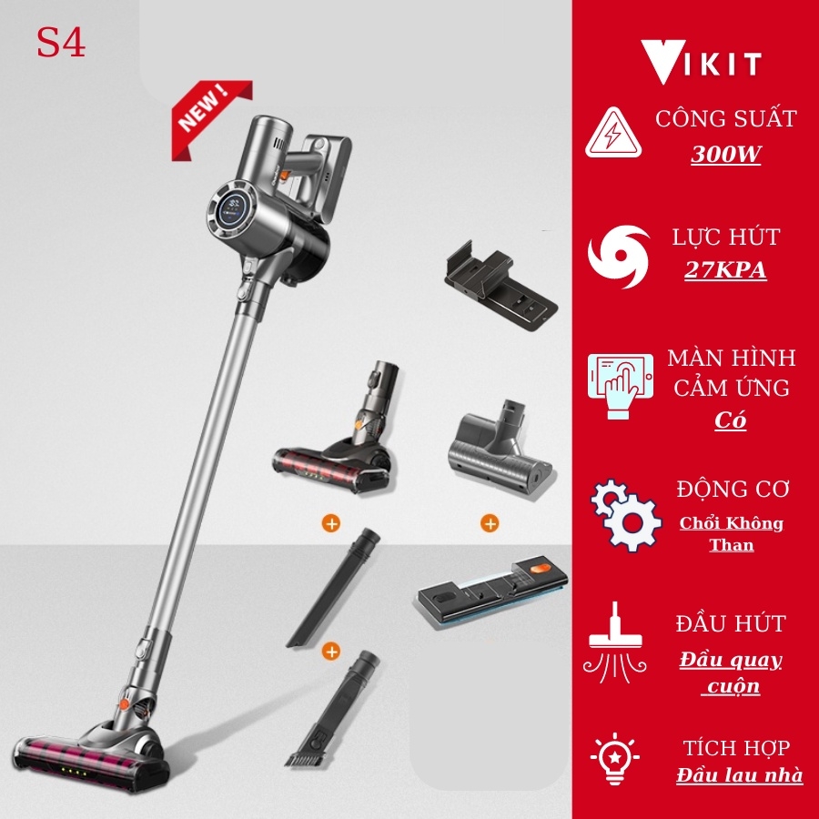 MÁY HÚT BỤI CẦM TAY KHÔNG DÂY S4