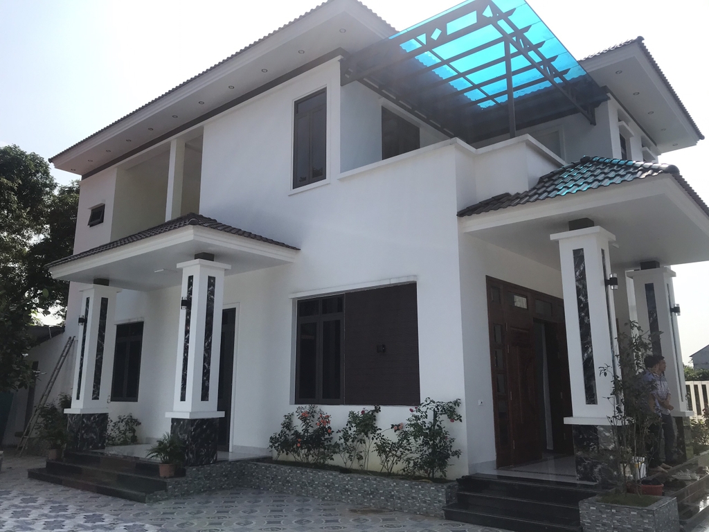 Ngắm nhìn hình ảnh thực tế biệt thự 2 tầng chủ nhân anh Dũng tại ...