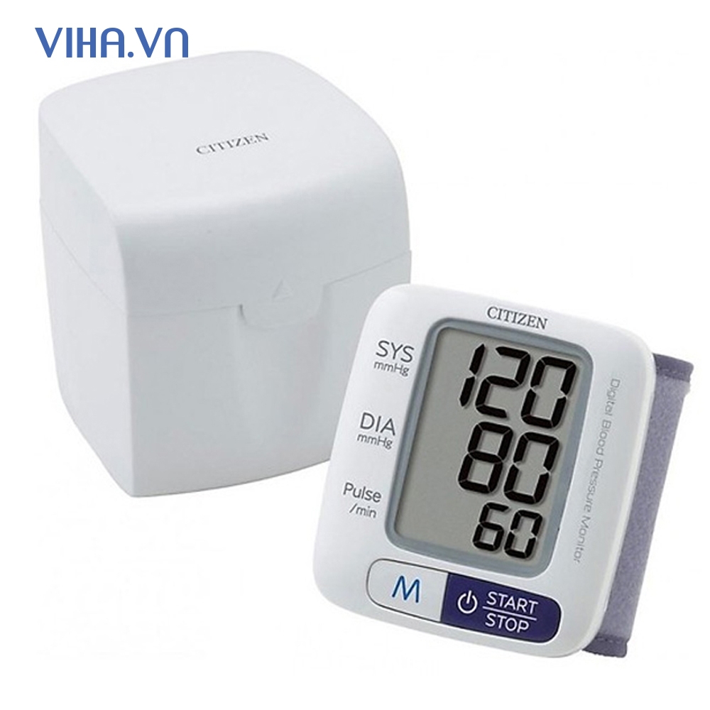 MÁY ĐO HUYẾT ÁP CỔ TAY CITIZEN CH 650 THIẾT KẾ TIỆN LỢI DỄ DÀNG MANG THEO HÀNG NGÀY