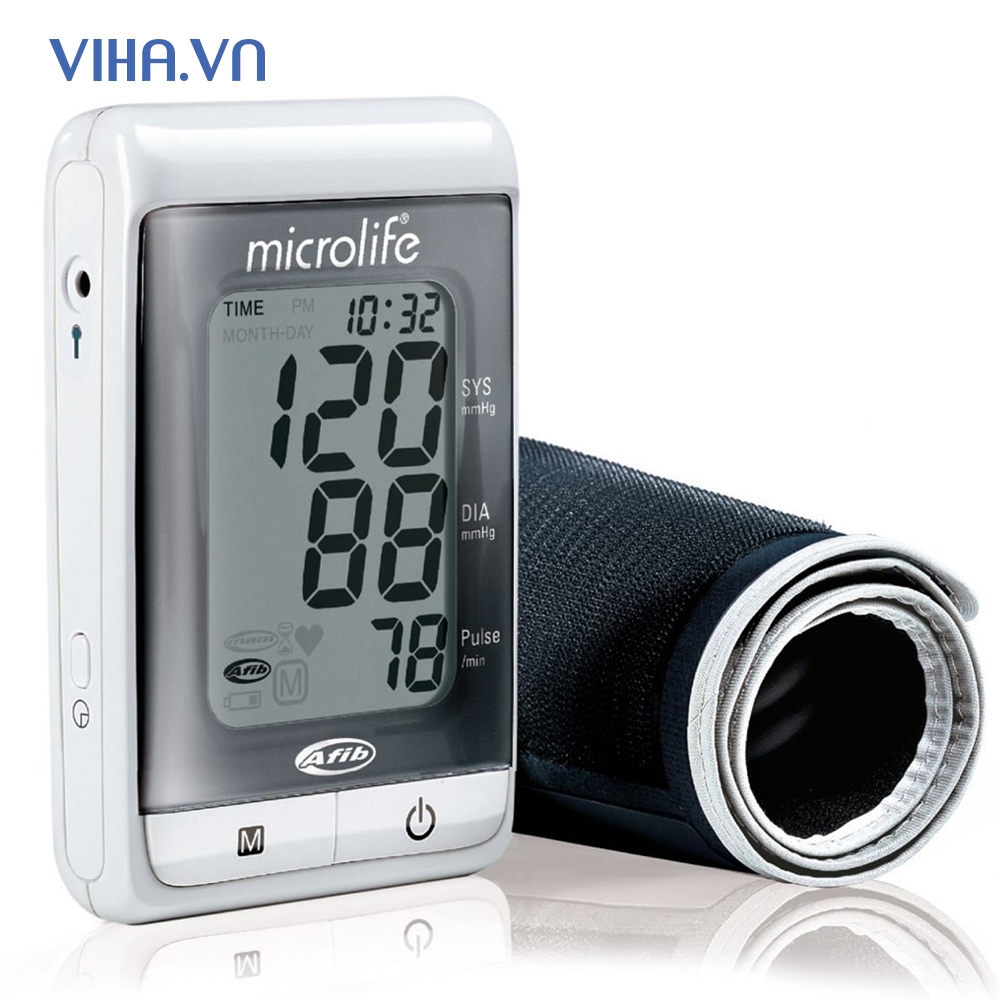 MÁY ĐO HUYẾT ÁP BẮP TAY MICROLIFE BP A200 THIẾT KẾ HIỆN ĐẠI DÙNG CÔNG NGHỆ AFIB VÀ MAM