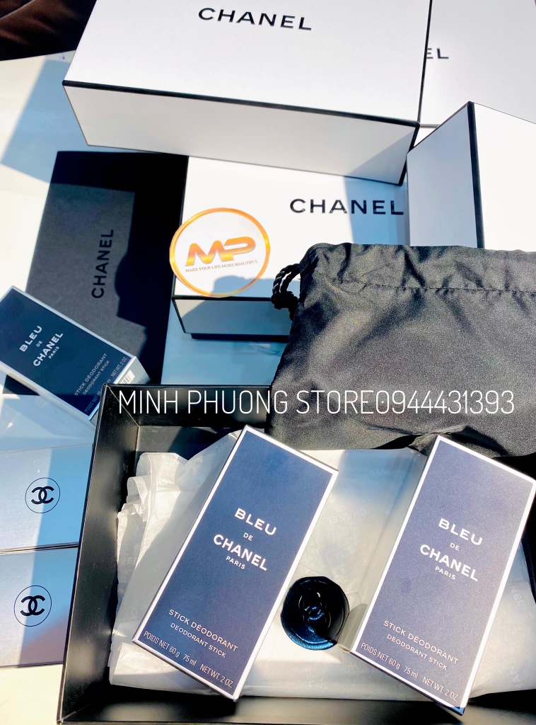 Sáp khử mùi nước hoa nam Chanel Bleu Deodorant Stick 75ml  Kute Shop