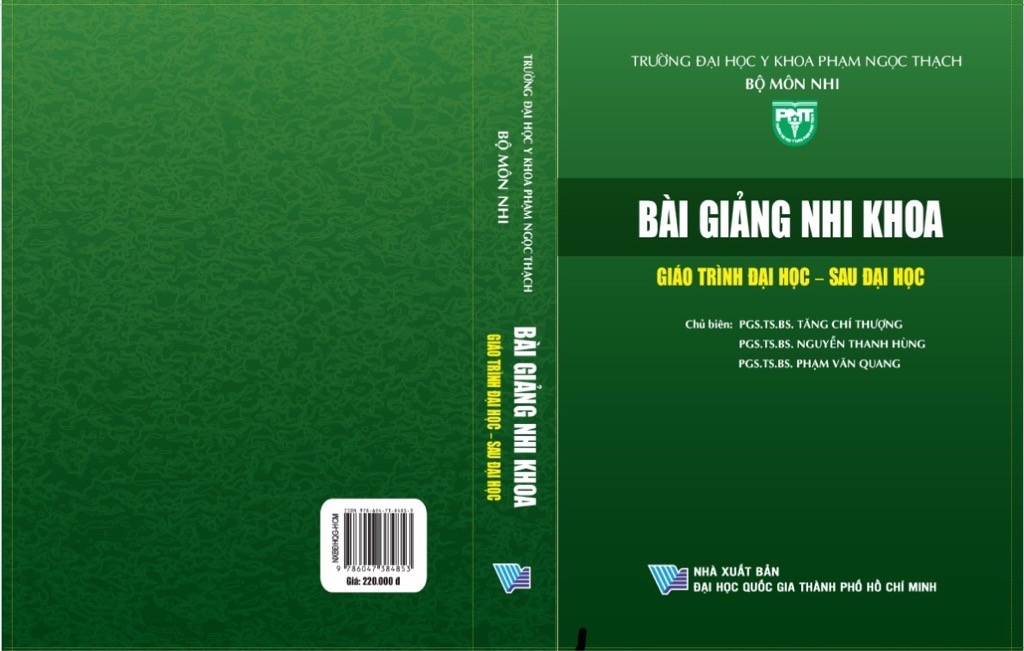 BỆNH HỌC NHI KHOA TẬP MỘT ĐẠI HỌC Y HÀ NỘI