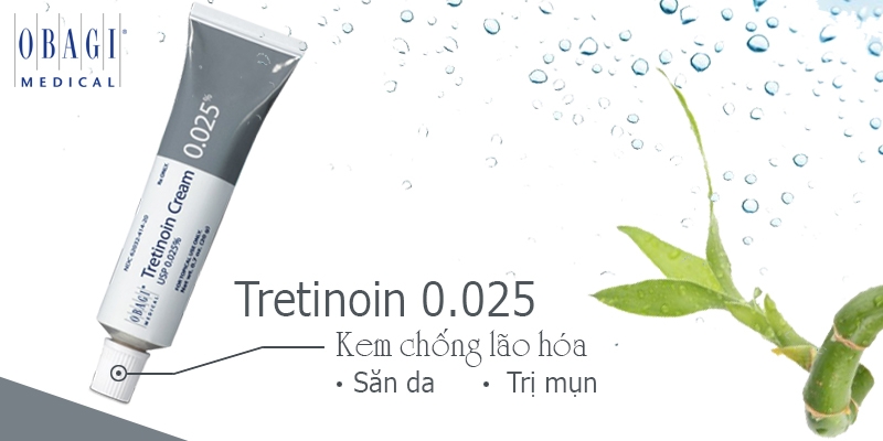Kem Trị Mụn & Chống Lão Hóa Obagi Tretinoin Cream 0.025% 20Gr
