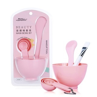 Bộ Chén Đắp Mặt Nạ  Beauty Tools Keli Xanh Hồng