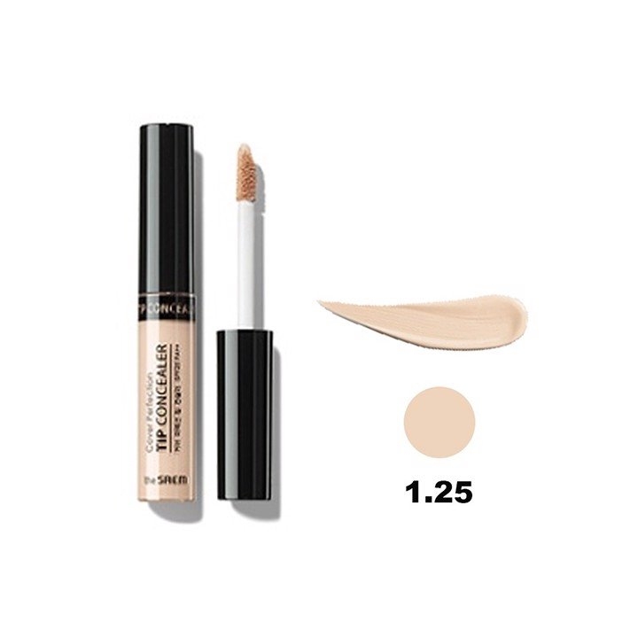 Che khuyết điểm The Saem Cover Perfection Tip Concealer 6.5gr #1.25