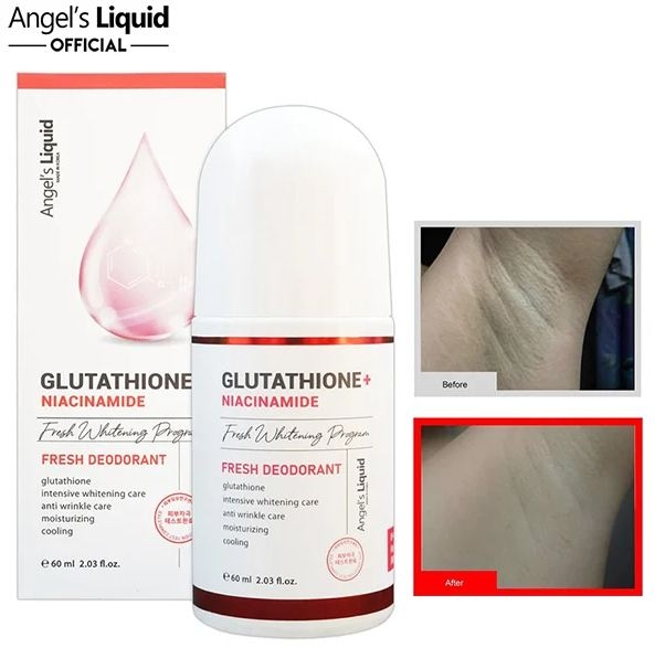 Lăn Khử Mùi Trị Thâm Angel's Liquid Plus Niacinamide Fresh Deodorant 60ml