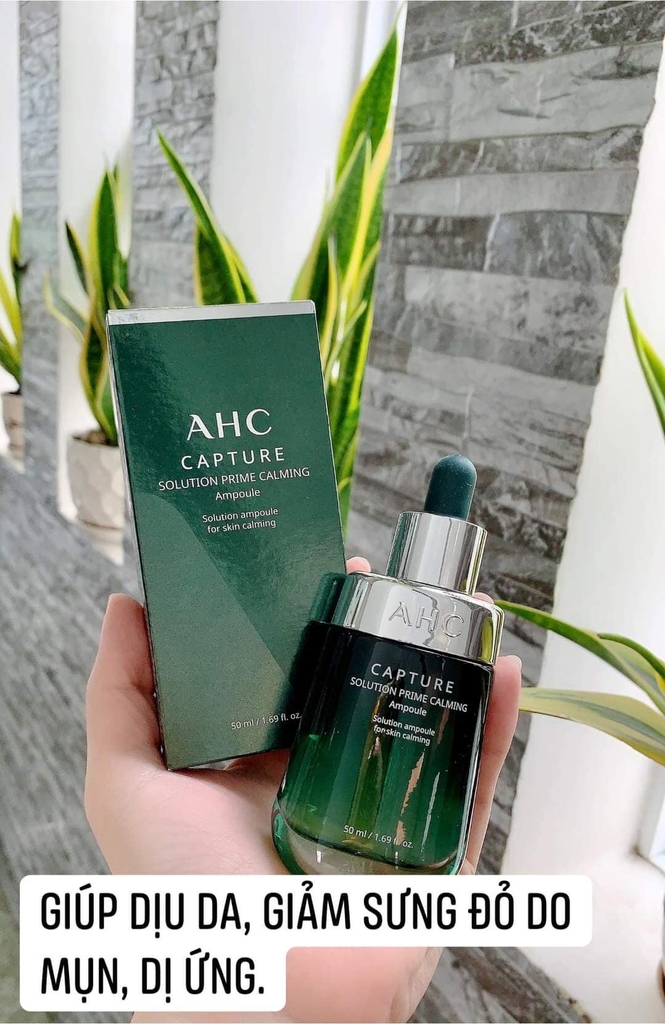 Tinh Chất AHC Capture Solution Prime Calming Ampoule 50ml ( Xanh Lá)