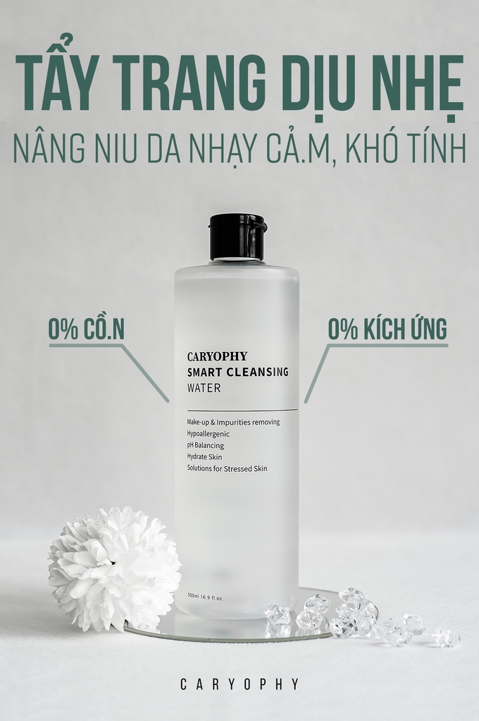 Nước Tẩy Trang Caryophy Smart Cleansing Water Mini 60ml