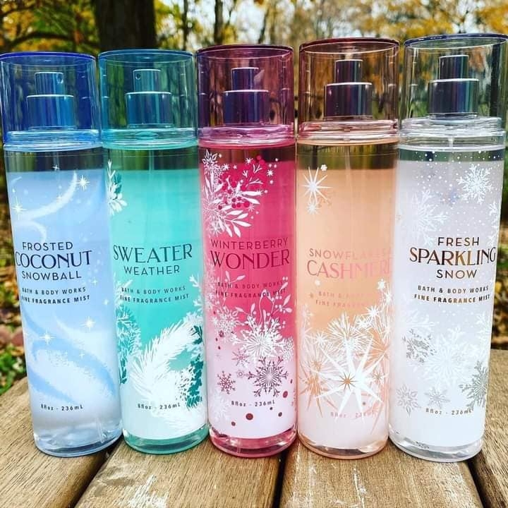 Xịt Bath & Body Works Snowflakes Cashmere Fine Fragrance Body Mist 236ml