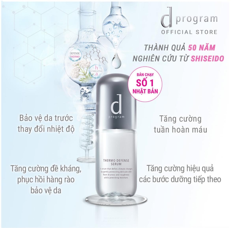 Serum Dưỡng Da Bảo Vệ Chuyên Sâu D Program Thermo Defense Serum 40ml