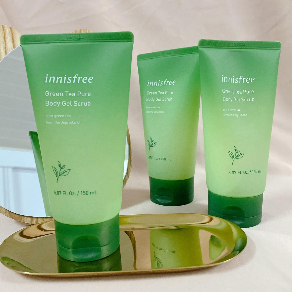 Tẩy TBC Innisfree Green Tea Pure Body Gel Scrub 150ml