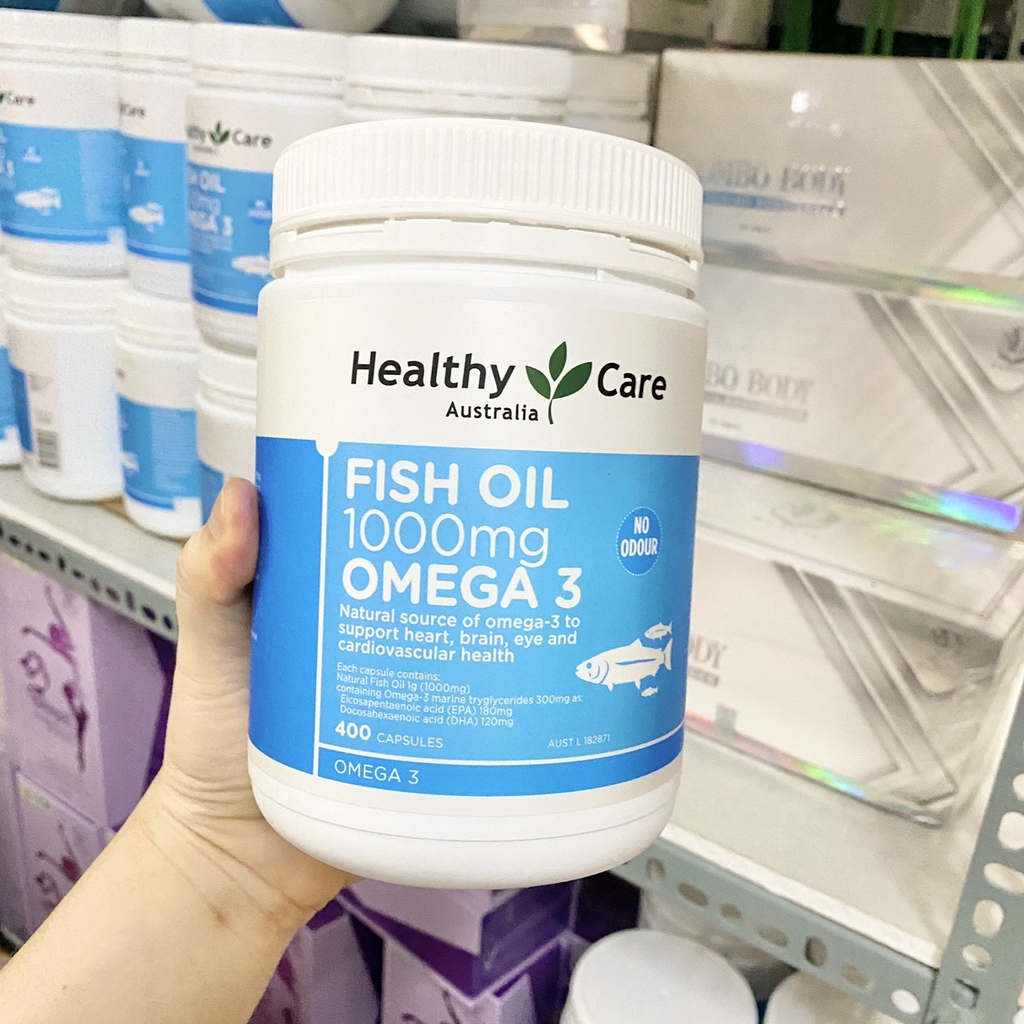 TPCN Dầu Cá Omega 3 Healthy Care Fish Oil 1000mg 400 viên