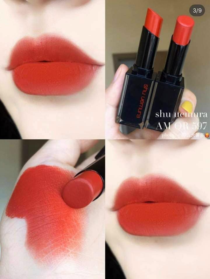 Son Shu Uemura Rouge Unlimited Amplified Matte AM OR 597