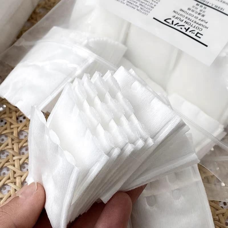 Bông Tẩy Trang Muji Cut Cotton Ecru 180 Miếng