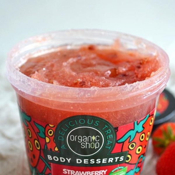 Tẩy Tế Bào Chết Toàn Thân Organic Shop Strawberry Jam Deep Cleansing 450ml
