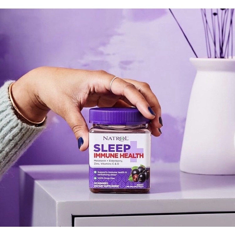 Kẹo Dẻo Giúp Ngủ Ngon Natrol Sleep Immune Health 50 Viên
