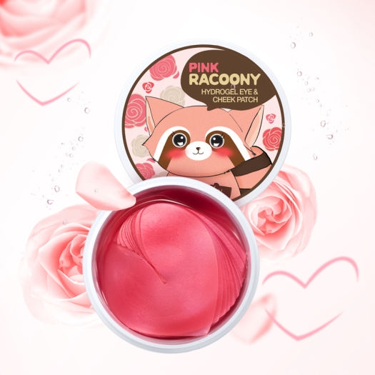 Mặt Nạ Mắt Secret Key Pink Racoony Hydrogel Eye & Cheek Patch (Hồng)