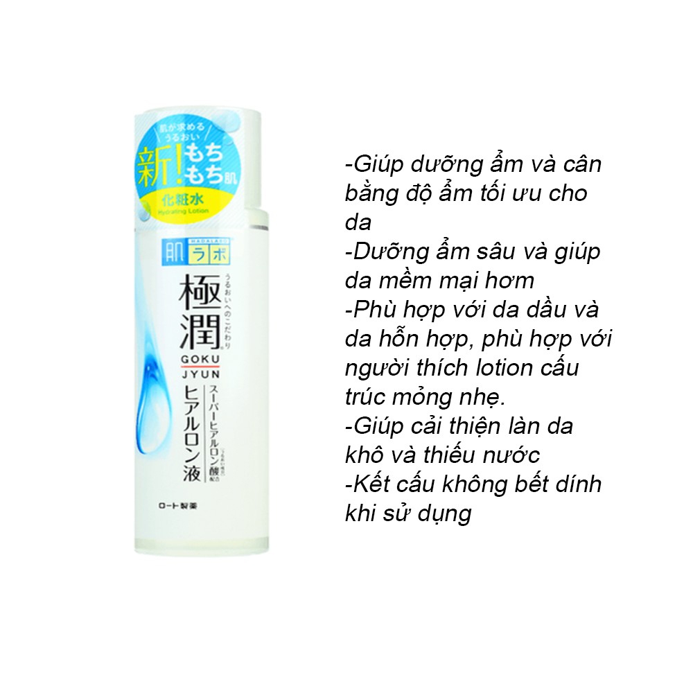 Nước Cân Bằng Hadalabo GoKu Jyun Hydrating Lotion Light 170ml