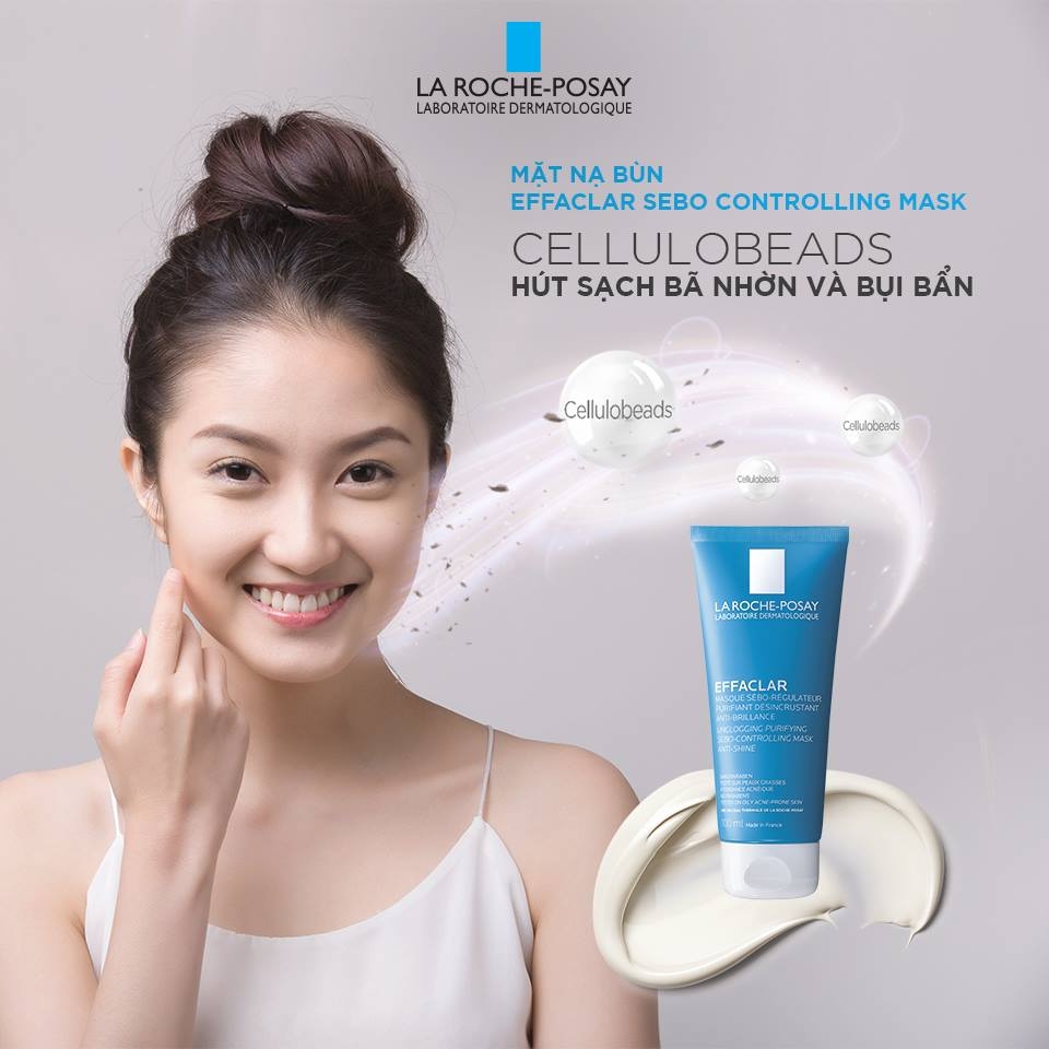 Mặt Nạ Bùn Giảm Mụn La Roche Posay Efaclar Masque 100Ml Cty