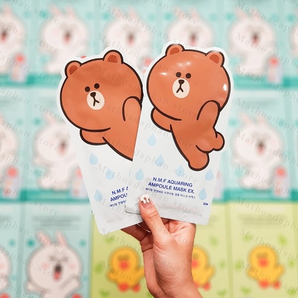 Set Mặt Nạ Dưỡng Da Mediheal Line Friends Be Mine Limited