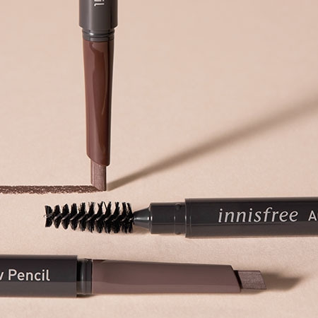 Chì Kẻ Mày Innisfree Auto Eyebrow Pencil #4 Ash Brown