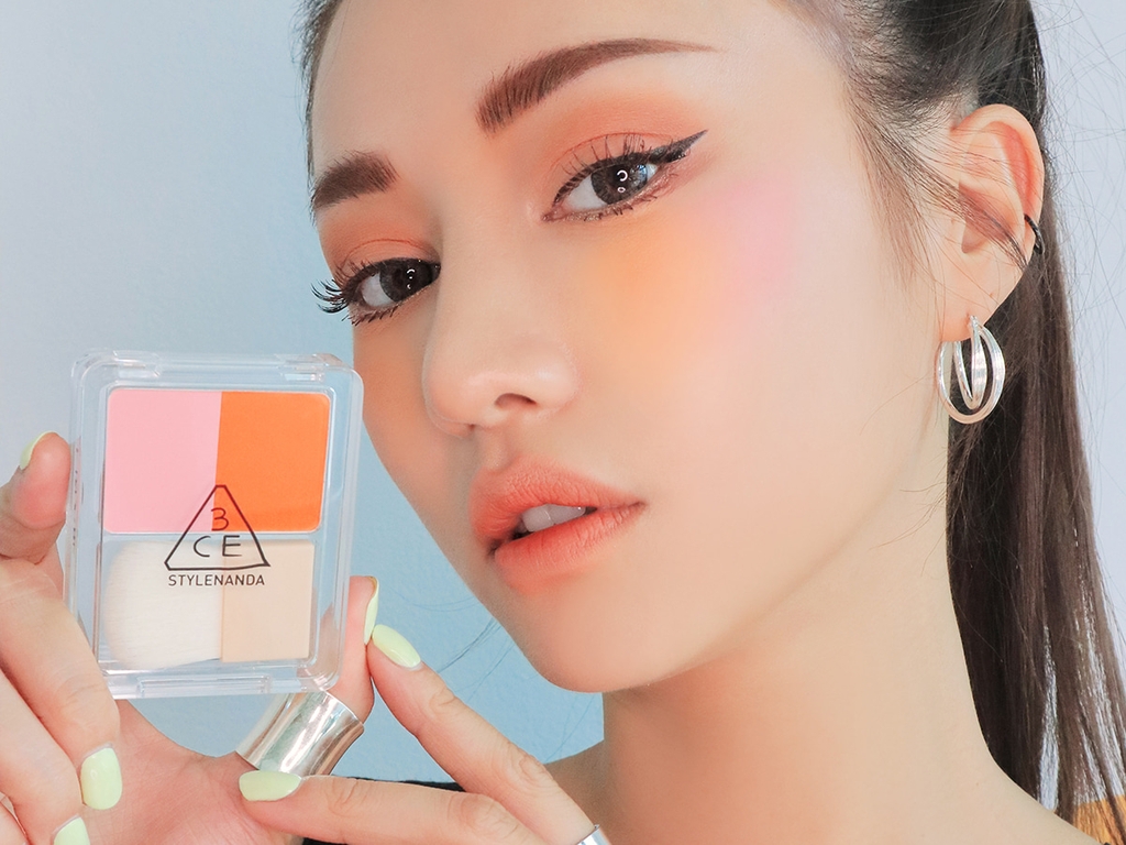 Má Hồng 3CE Dual Blend Blusher #Alluring Scene