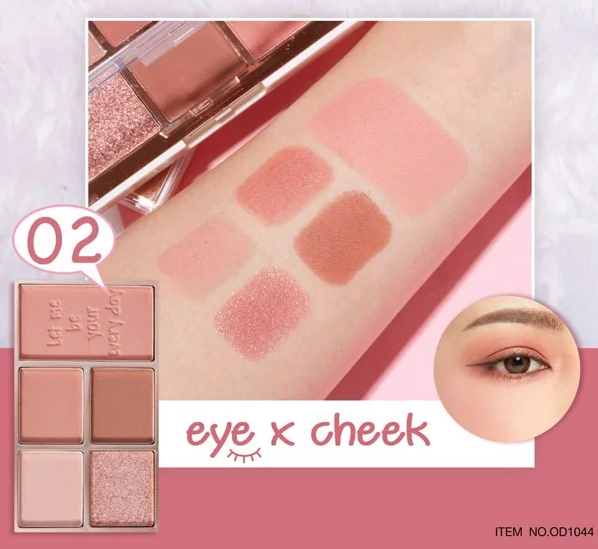 Phấn Mắt Odbo Eye Cheek OD1044 #02