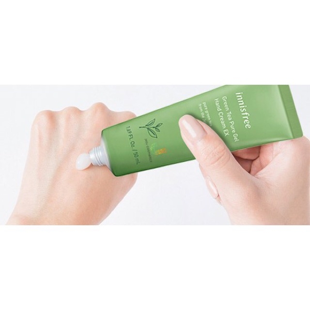 Kem Dưỡng Tay Innisfree Green Tea Pure Gel Hand Cream EX 50ml