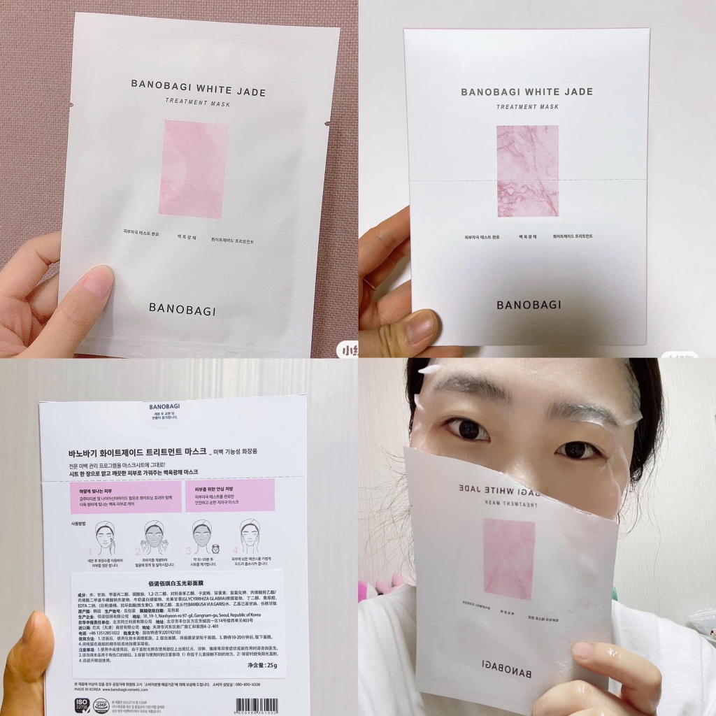 Mặt Nạ Banobagi White Jade Treatment Mask 25g