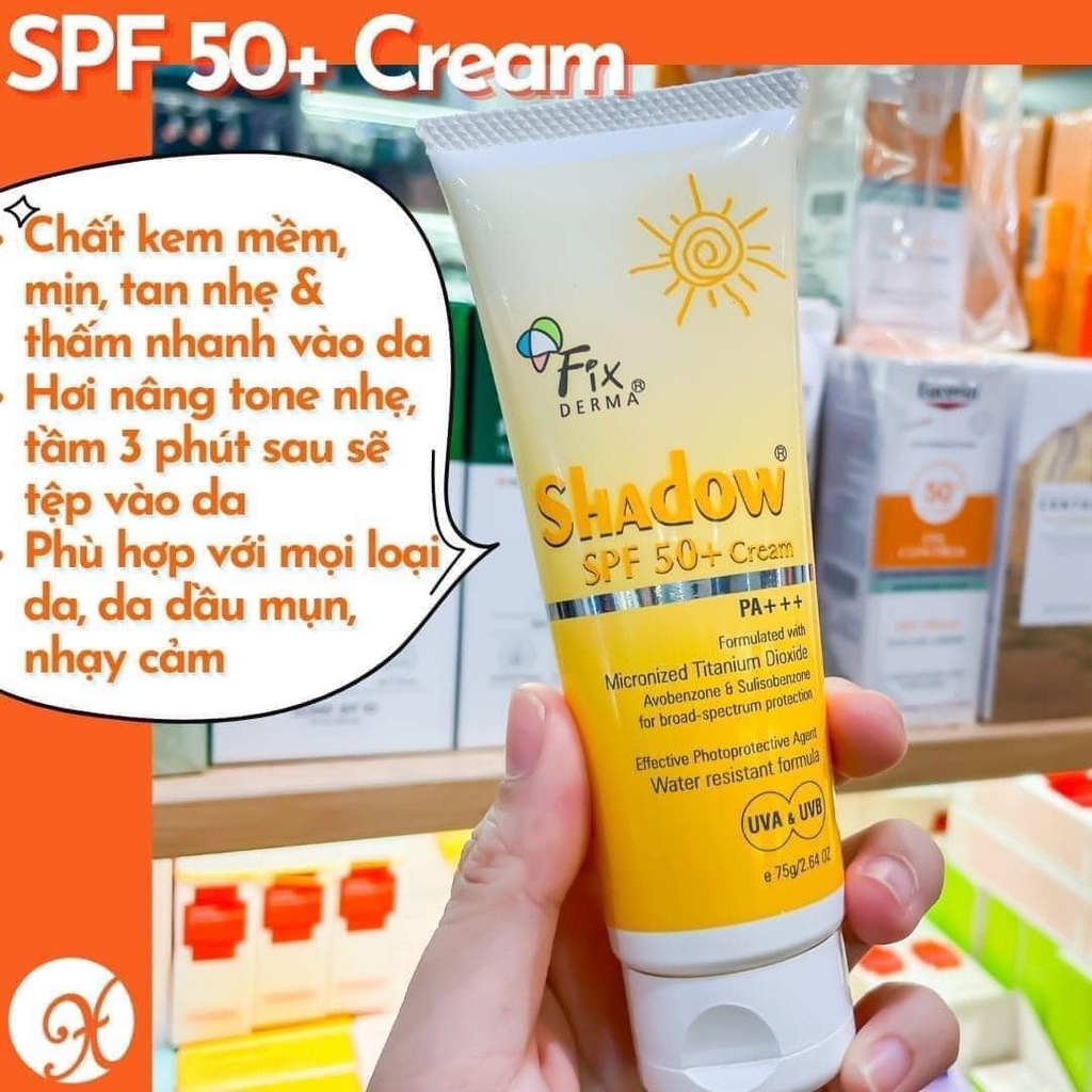 Kem Chống Nắng Fixderma Shadow SPF 50+ Cream(75g)