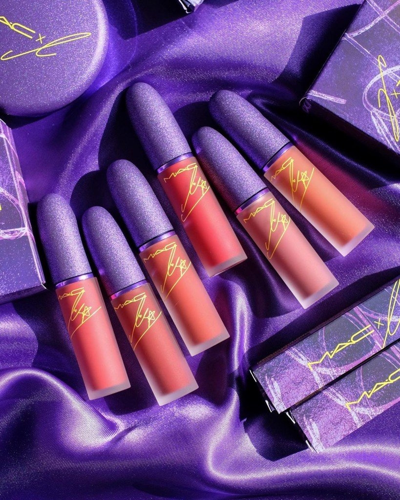 Son MAC Powder Kiss Liquid Lipcolour Lisa Collection #Rhythm 'N' Roses